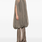 Cappa luxor in grigio talpa Rick Owens - donna 