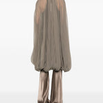 Cappa luxor in grigio talpa Rick Owens - donna 