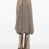 Cappa luxor in grigio talpa Rick Owens - donna 
