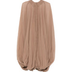 Mantella luxor in seta in beige Rick Owens - donna 