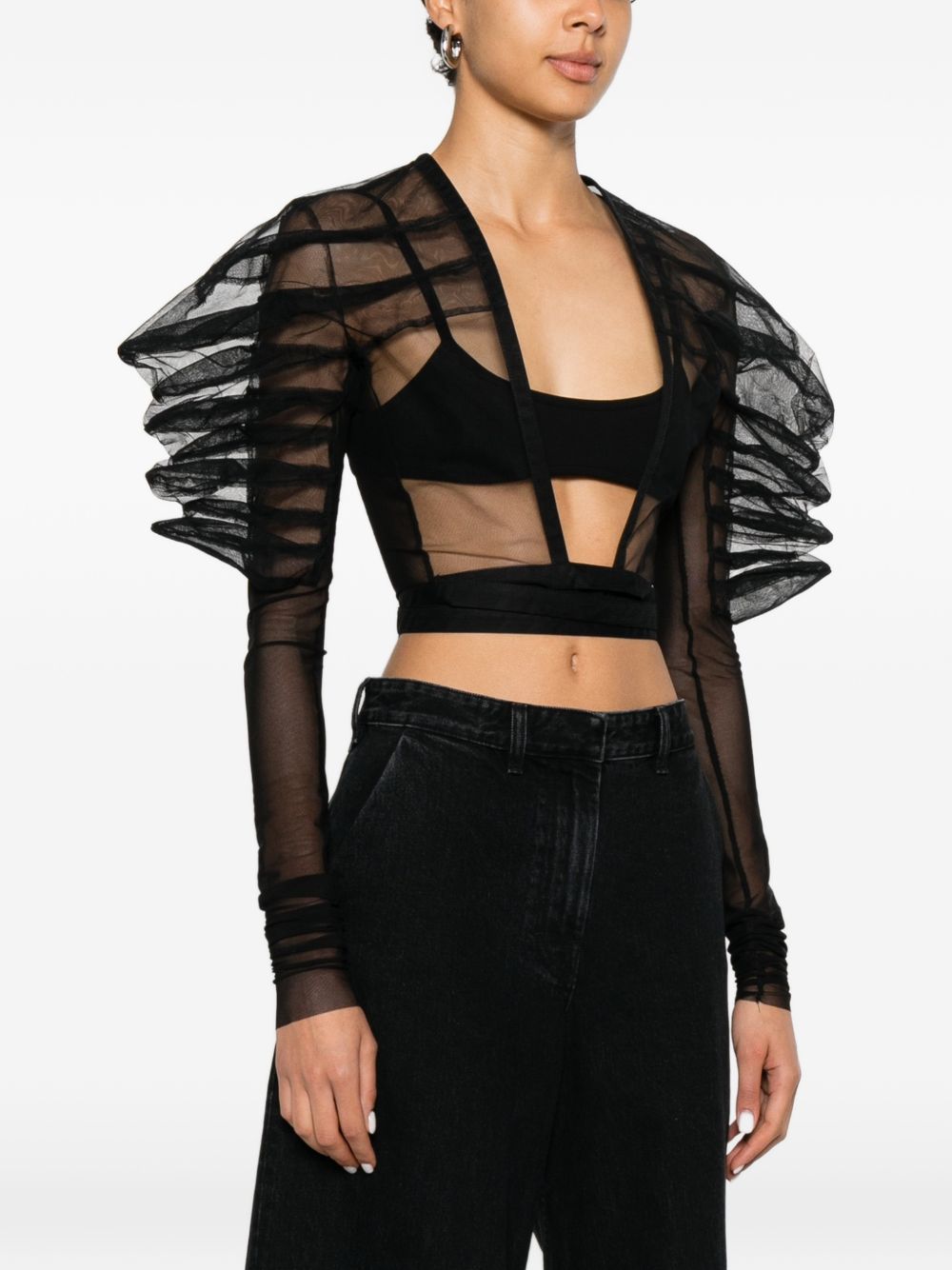Top rhino in nero Rick Owens - donna 