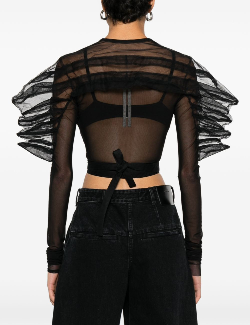 Top rhino in nero Rick Owens - donna 