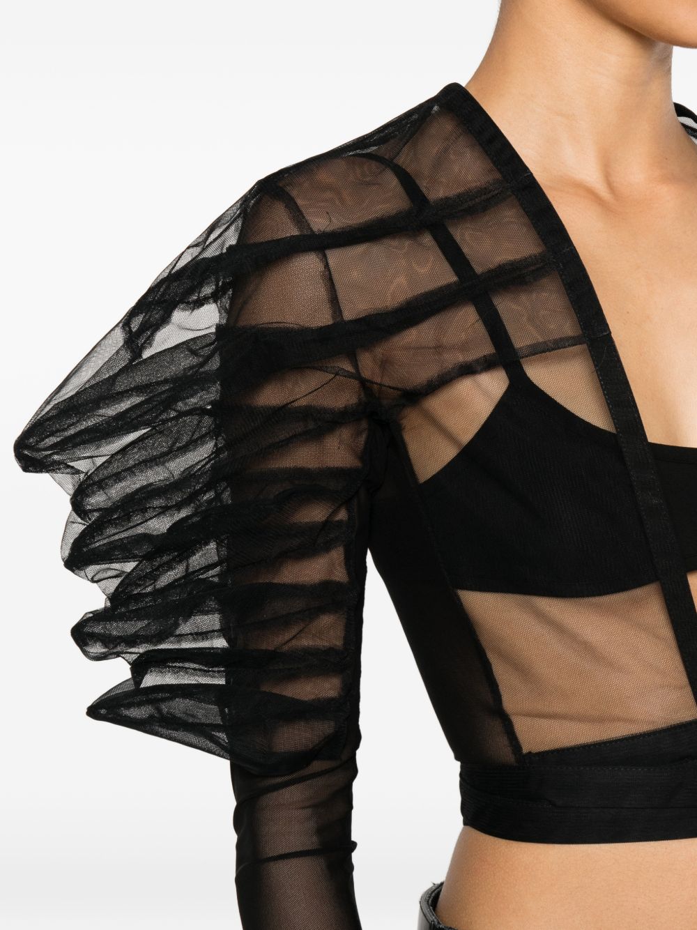 Top rhino in nero Rick Owens - donna 