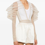 Top rhino in tulle in beige Rick Owens - donna 