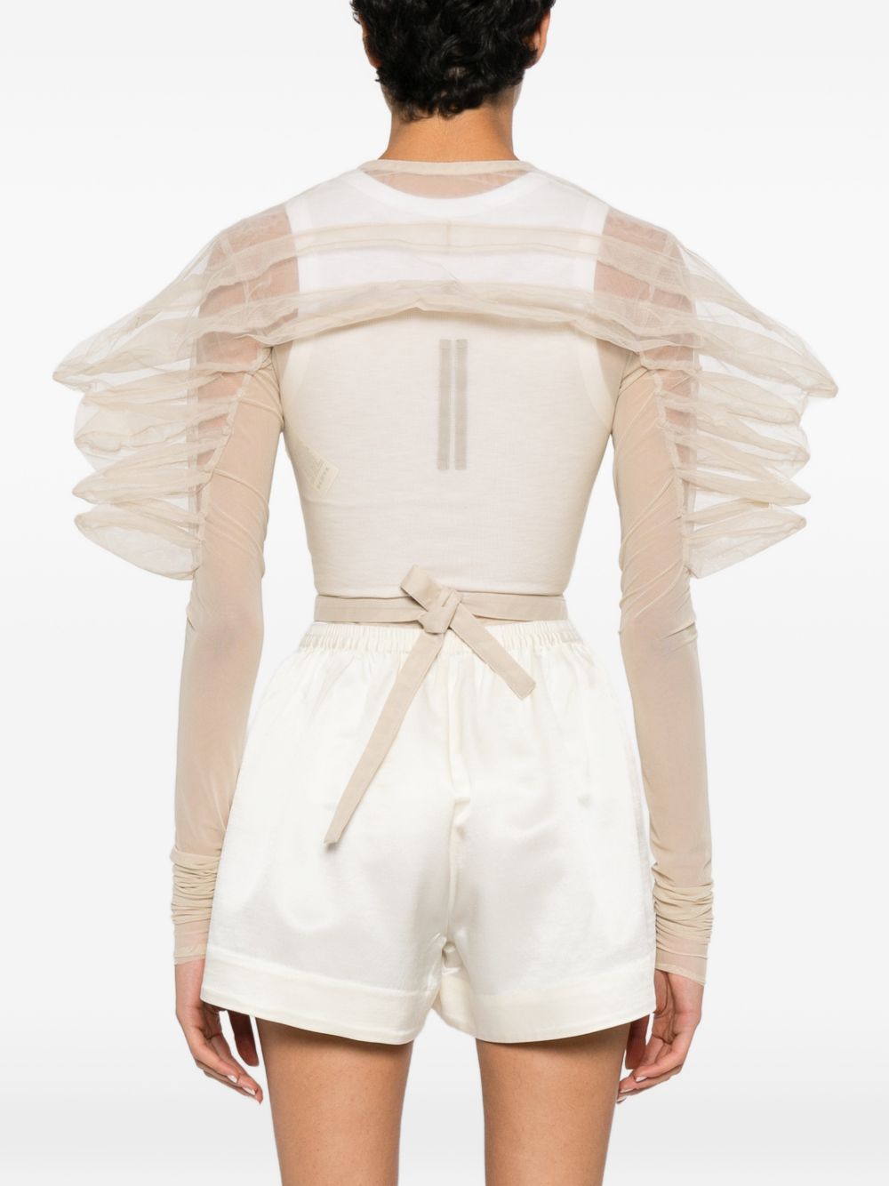 Top rhino in tulle in beige Rick Owens - donna 