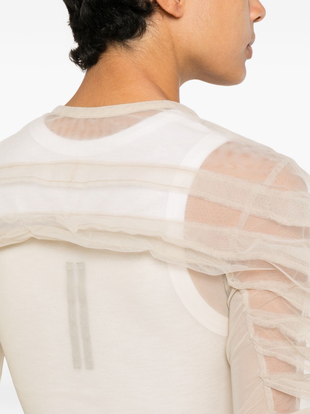 Top rhino in tulle in beige Rick Owens - donna 