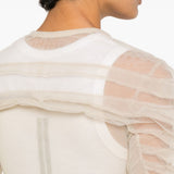 Top rhino in tulle in beige Rick Owens - donna 