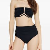 Bikini a vita alta in nero Rick Owens - donna 