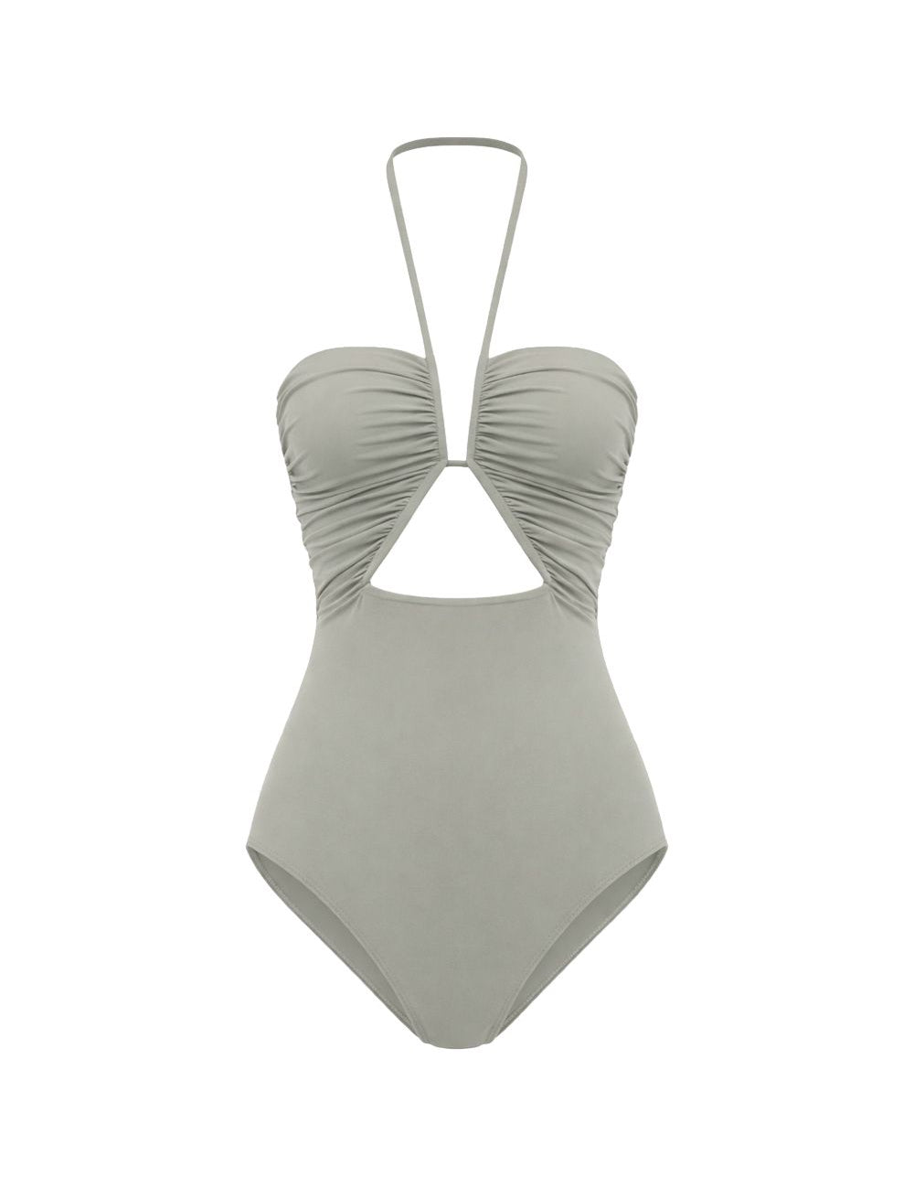 Costume da bagno con dettaglio cut-out in grigio Rick owens - donna 