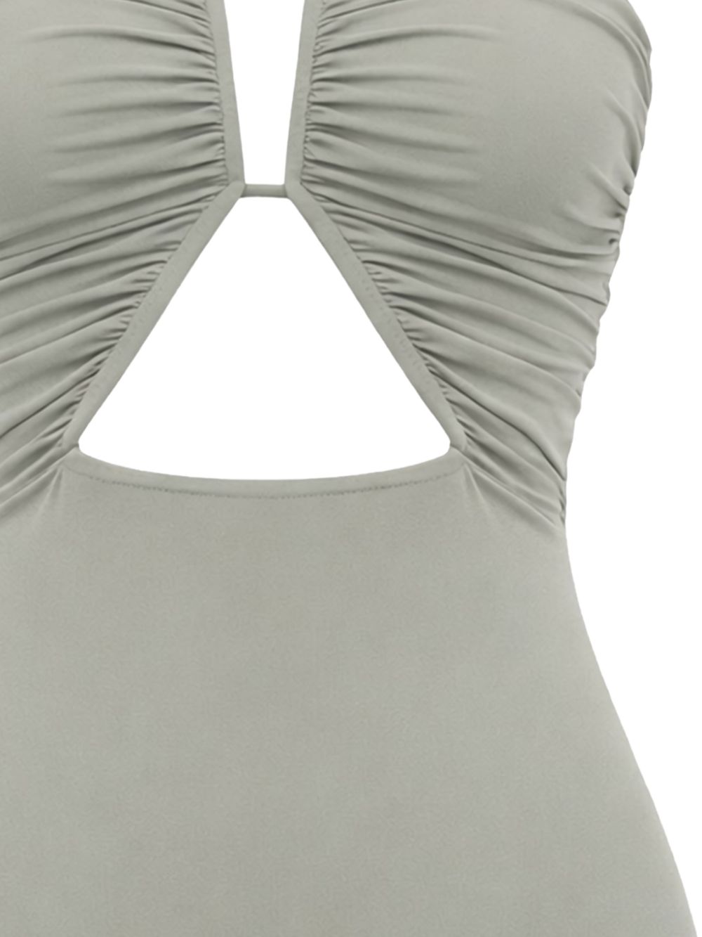 Costume da bagno con dettaglio cut-out in grigio Rick owens - donna 