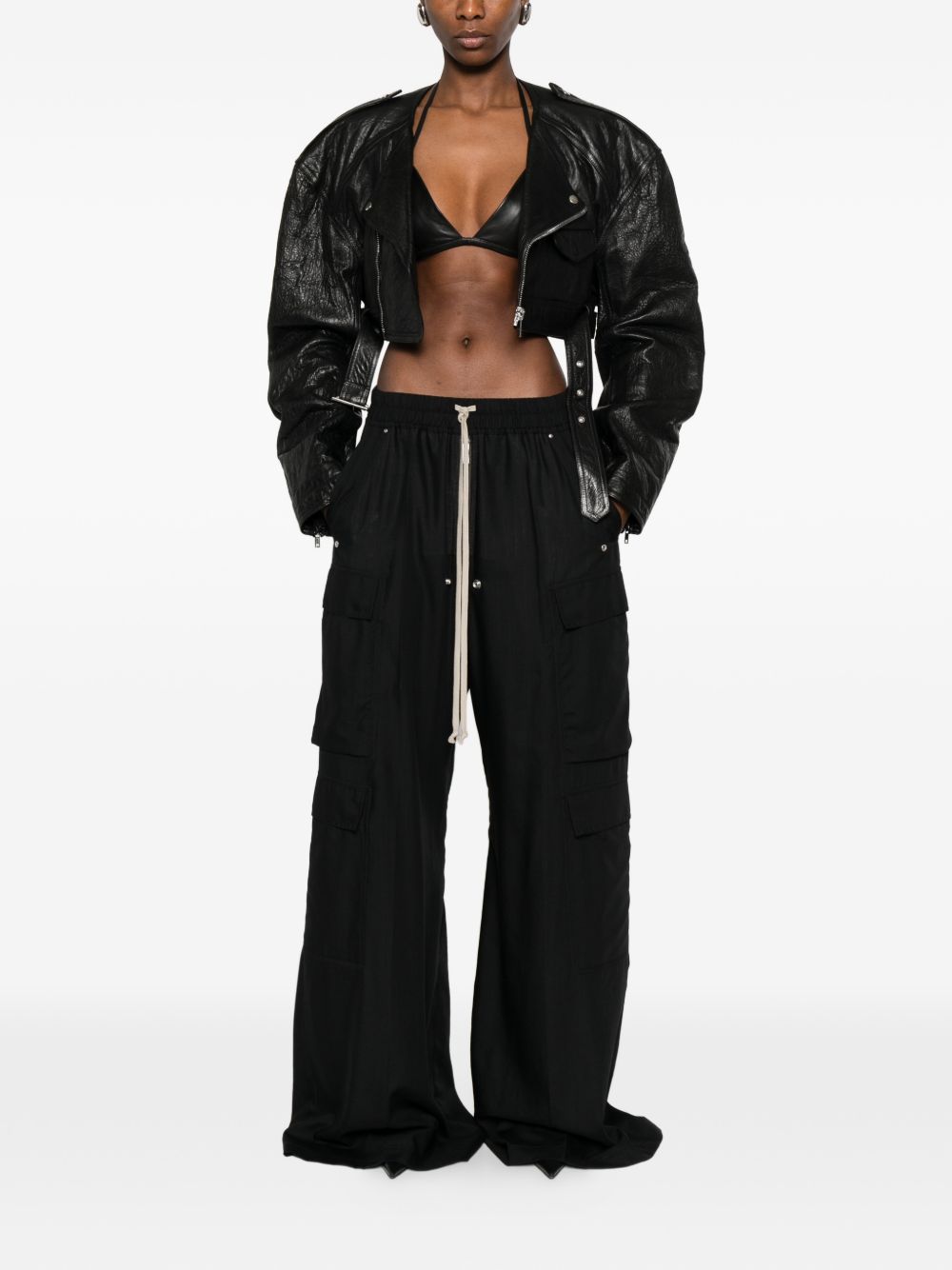 Top con nodo in nero Rick owens - donna 