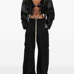 Top con nodo in nero Rick owens - donna 