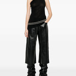 Top Athena con maniche asimmetriche in nero Rick owens - donna 