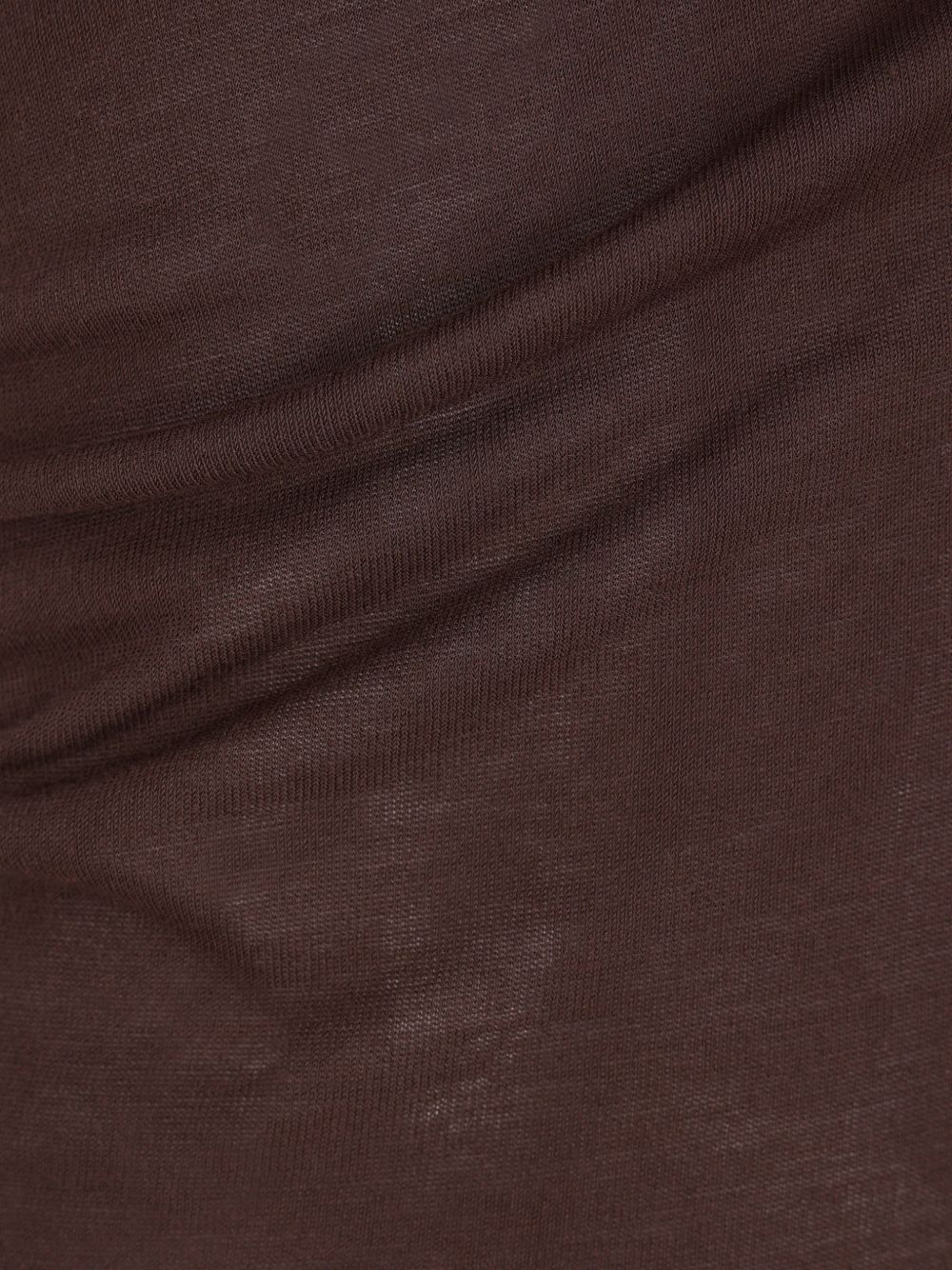 Top monospalla in marrone Rick Owens - donna 