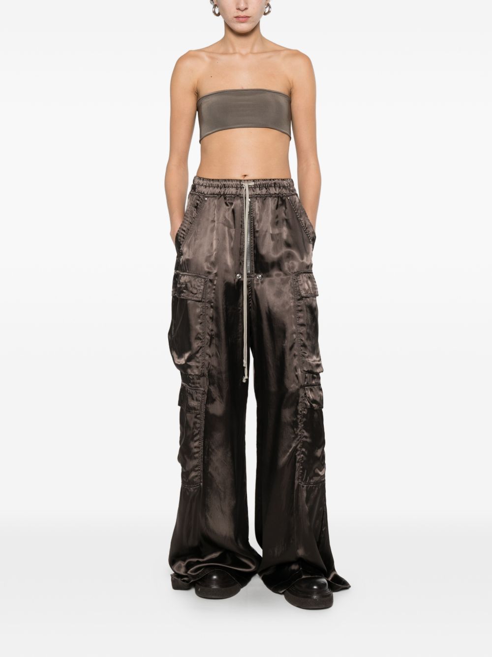 Top bandeau  in grigio Rick owens - donna 