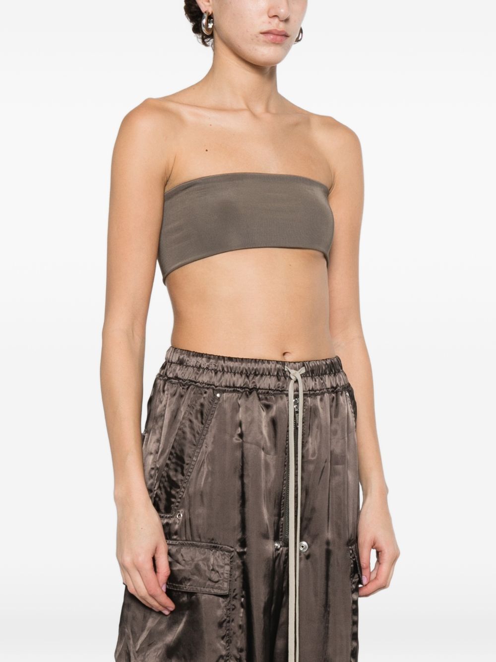 Top bandeau  in grigio Rick owens - donna 
