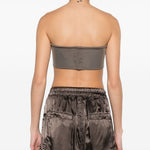 Top bandeau  in grigio Rick owens - donna 