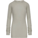T-shirt a maniche lunghe in grigio Rick owens - donna 