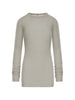 Women's Rick Owens grey long-sleeved t-shirt