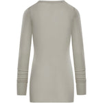 T-shirt a maniche lunghe in grigio Rick owens - donna 