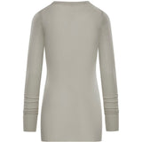 T-shirt a maniche lunghe in grigio Rick owens - donna 