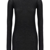 T-shirt a coste in nero Rick owens - donna 