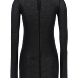 T-shirt a coste in nero Rick owens - donna 