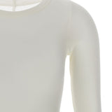 T-shirt a maniche lunghe in bianco Rick owens - donna 