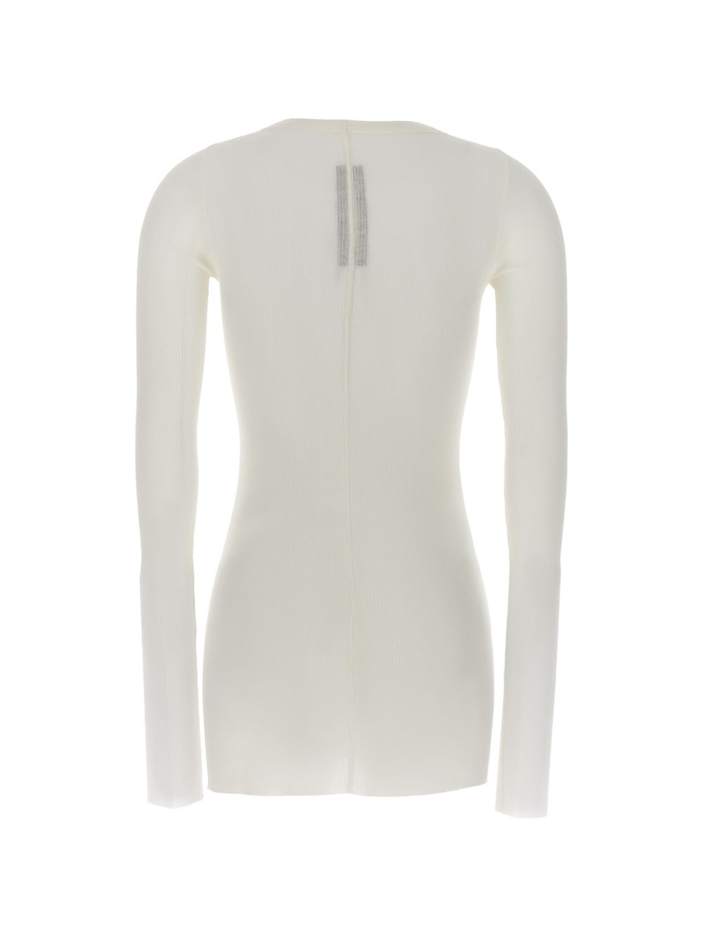 T-shirt a maniche lunghe in bianco Rick owens - donna 