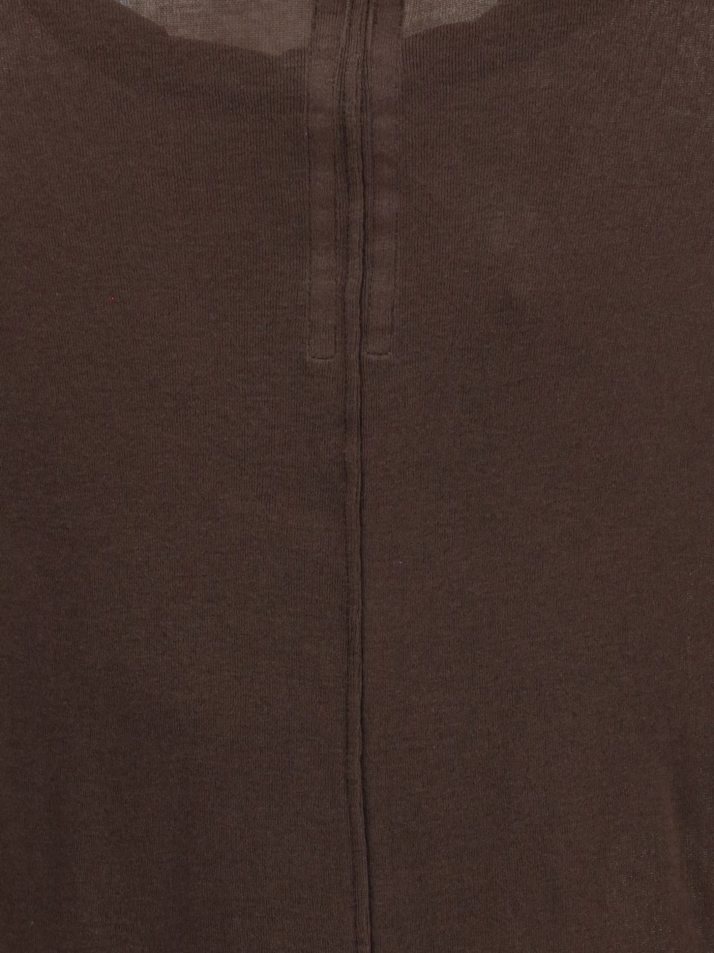 T-shirt a maniche lunghe in marrone Rick owens - donna 
