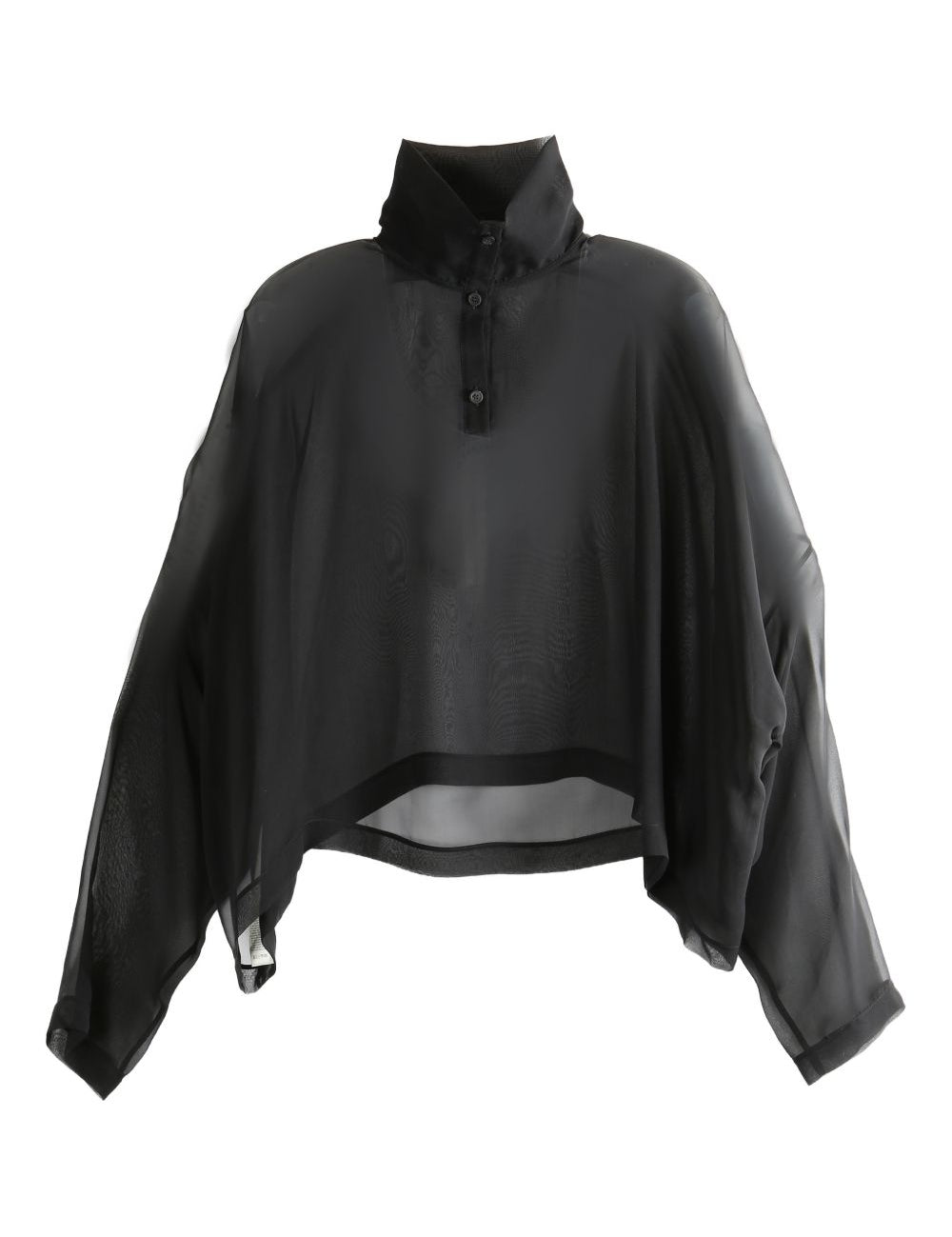 Blusa trasparente Jumbo Tabard in nero Rick owens - donna 