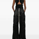 Top in jersey drappeggiato in nero Rick owens - donna 