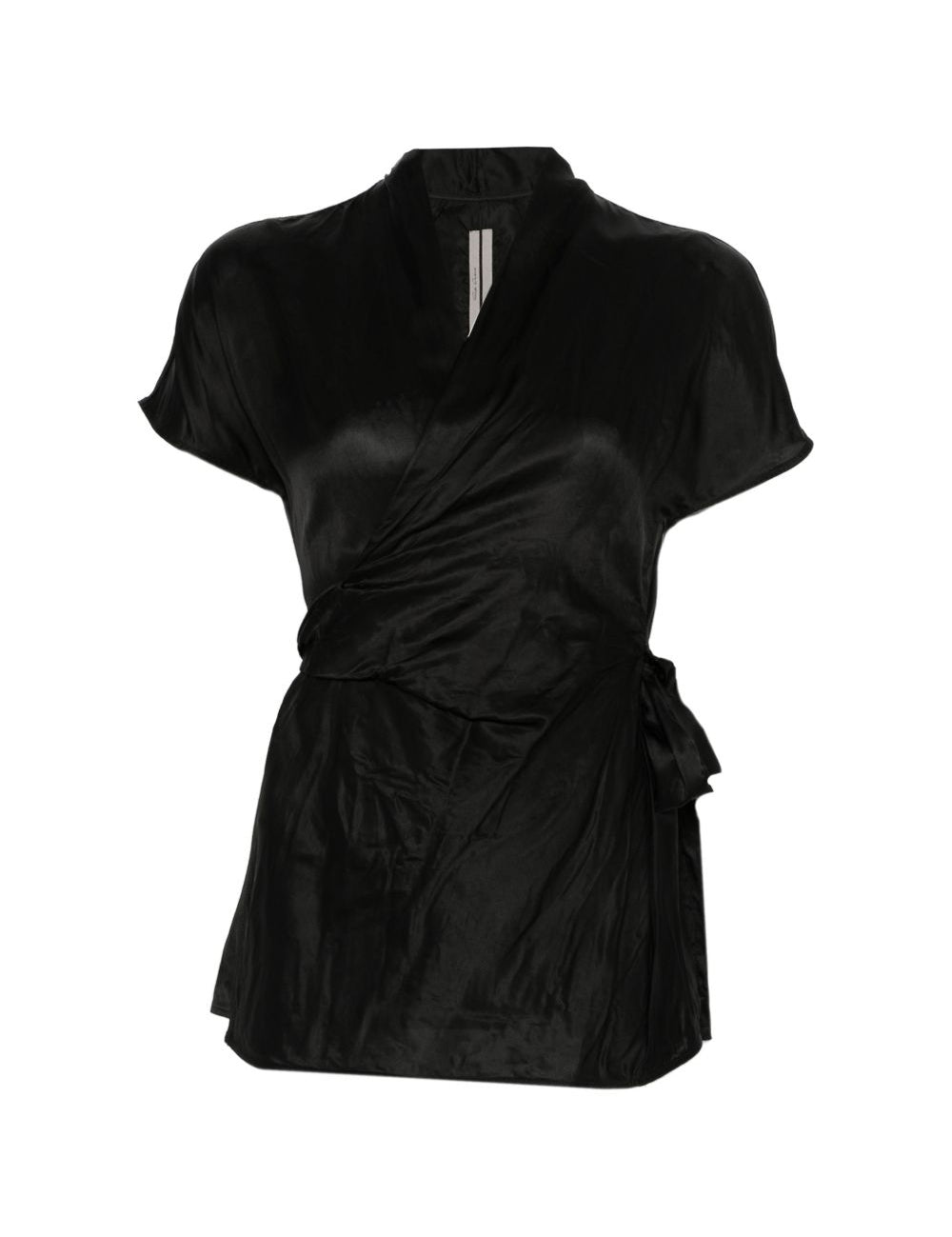 Top a maniche corte in nero Rick owens - donna 
