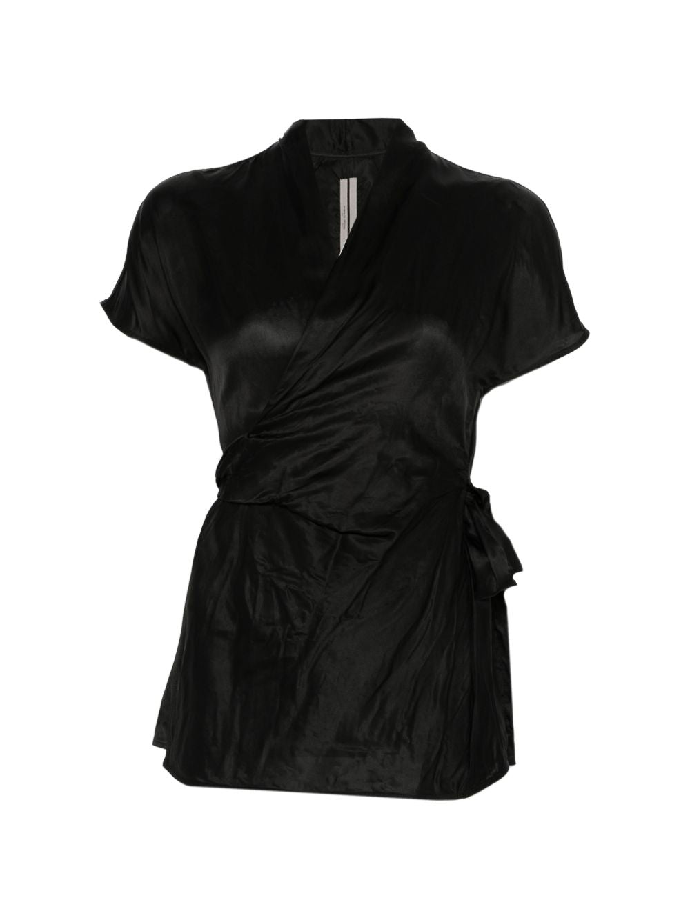 Top a maniche corte in nero Rick owens - donna 