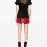 Top a maniche corte in nero Rick owens - donna 