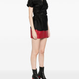 Top a maniche corte in nero Rick owens - donna 