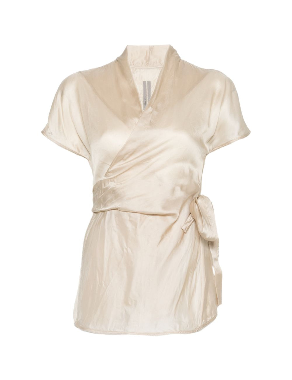 Top  a maniche corte in beige Rick owens - donna 