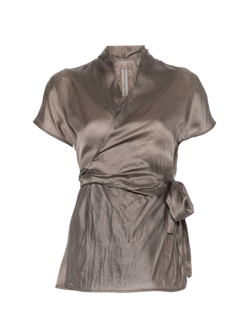 Top a maniche corte in grigio Rick owens - donna 