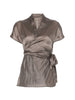 Rick Owens short sleeve top in grey - women