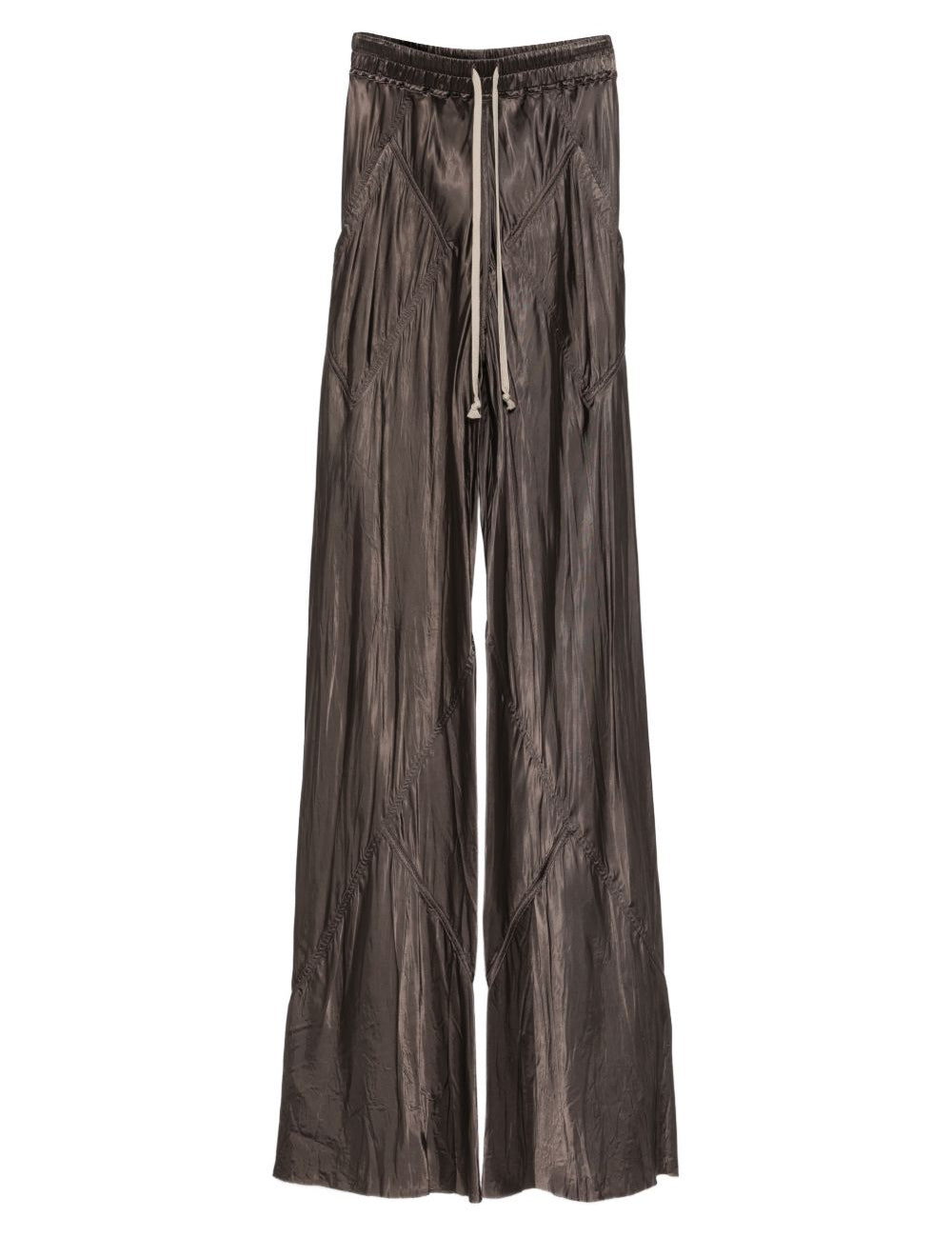 Pantaloni con coulisse in marrone Rick owens - donna 