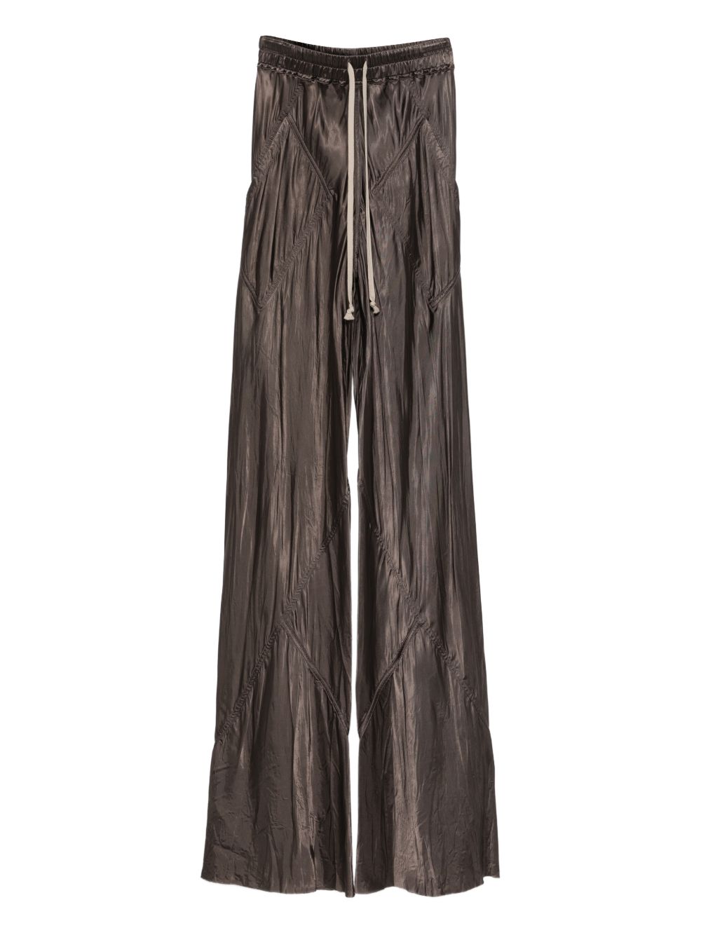 Pantaloni con coulisse in marrone Rick owens - donna 