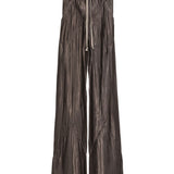 Pantaloni con coulisse in marrone Rick owens - donna 