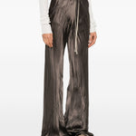 Pantaloni con coulisse in marrone Rick owens - donna 