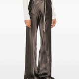 Pantaloni con coulisse in marrone Rick owens - donna 