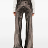 Pantaloni con coulisse in marrone Rick owens - donna 