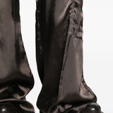 Pantaloni a gamba ampia cargobelas in marrone Rick owens - donna 