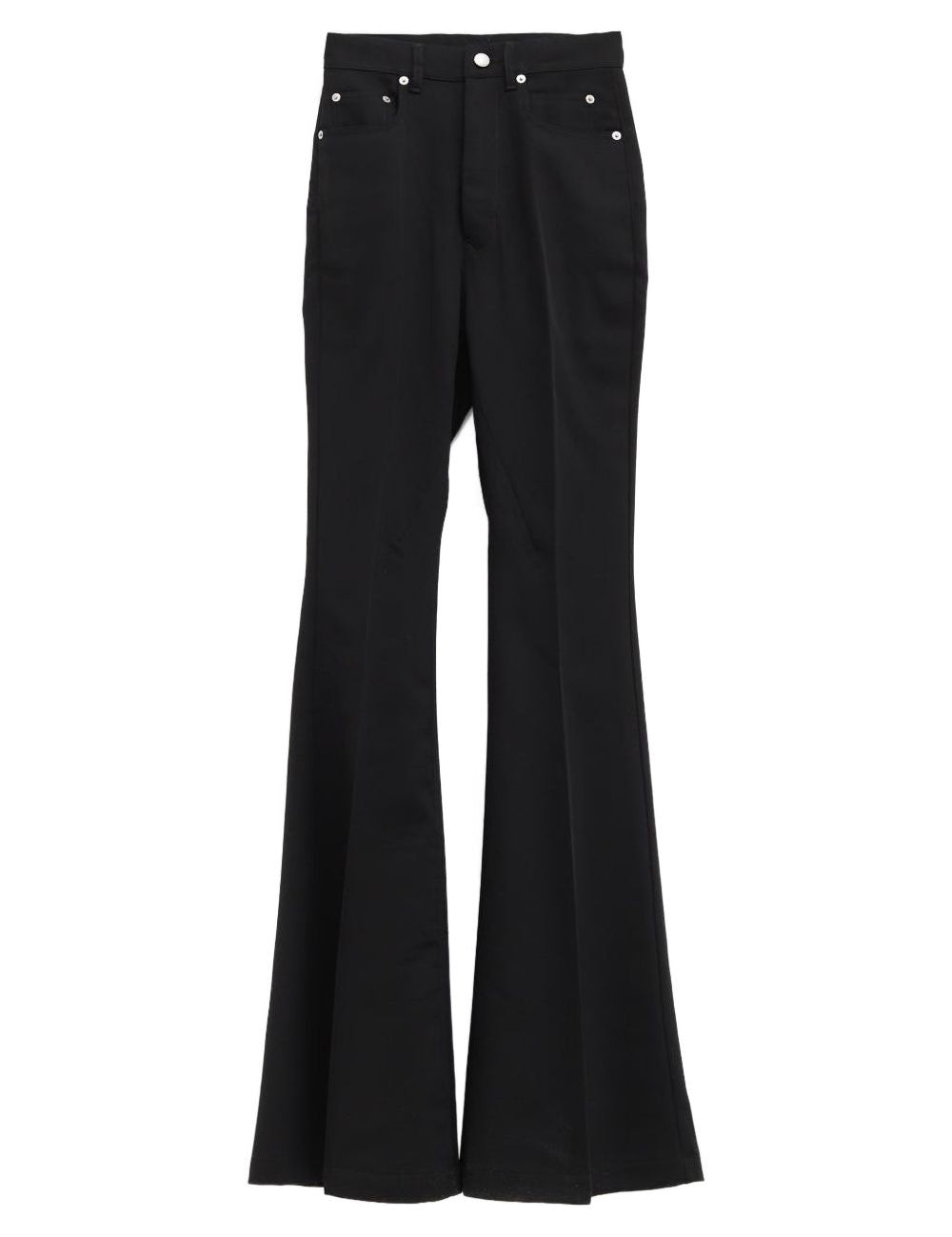Jeans bolan svasati in nero Rick owens - donna 
