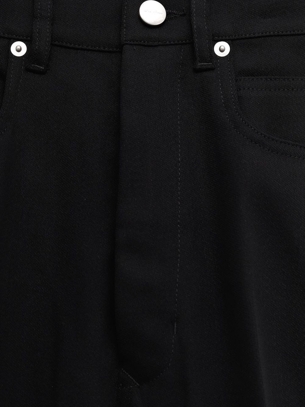 Jeans bolan svasati in nero Rick owens - donna 