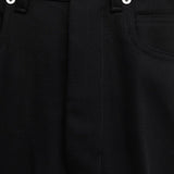 Jeans bolan svasati in nero Rick owens - donna 