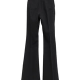 Jeans bolan svasati in nero Rick owens - donna 
